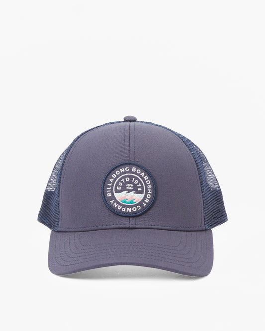 Walled Trucker Hat - NAVY