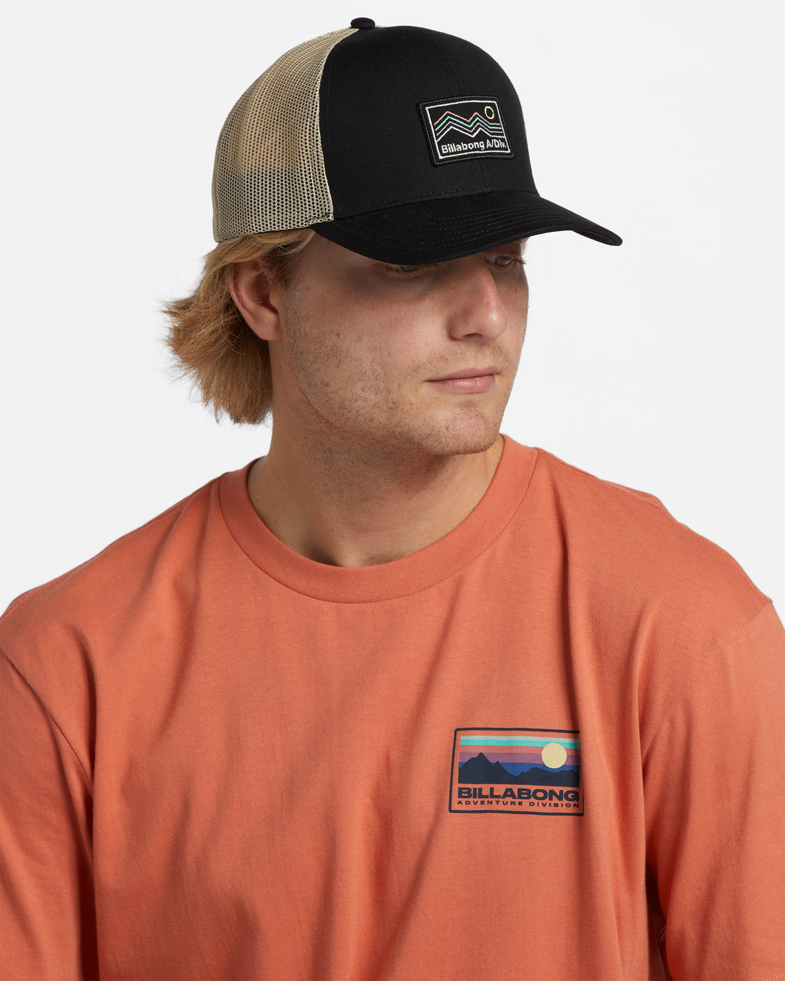 A/Div Walled Trucker Hat - BLACK
