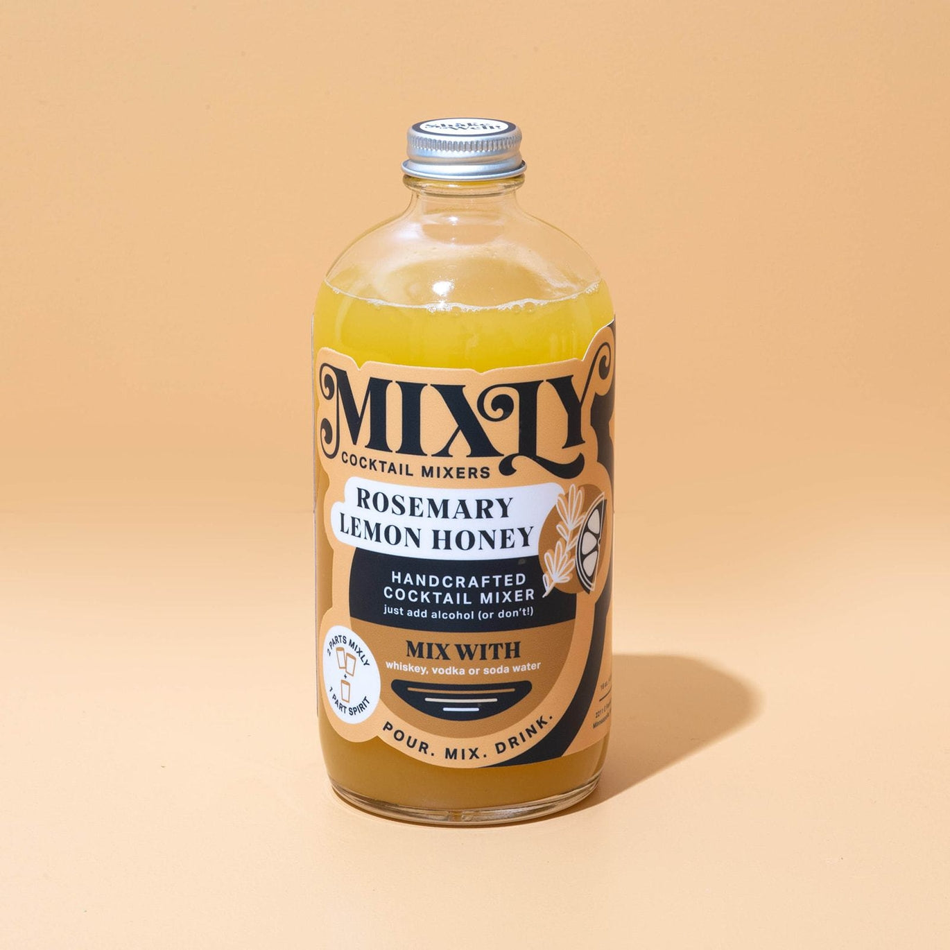 Rosemary Lemon Cocktail Mixer - 4oz
