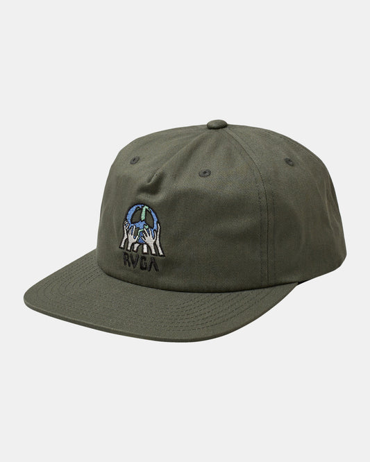 Earth Corp Snapback - OLIVE