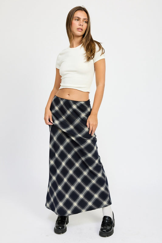 Feels So Right Maxi Skirt - DARK NAVY