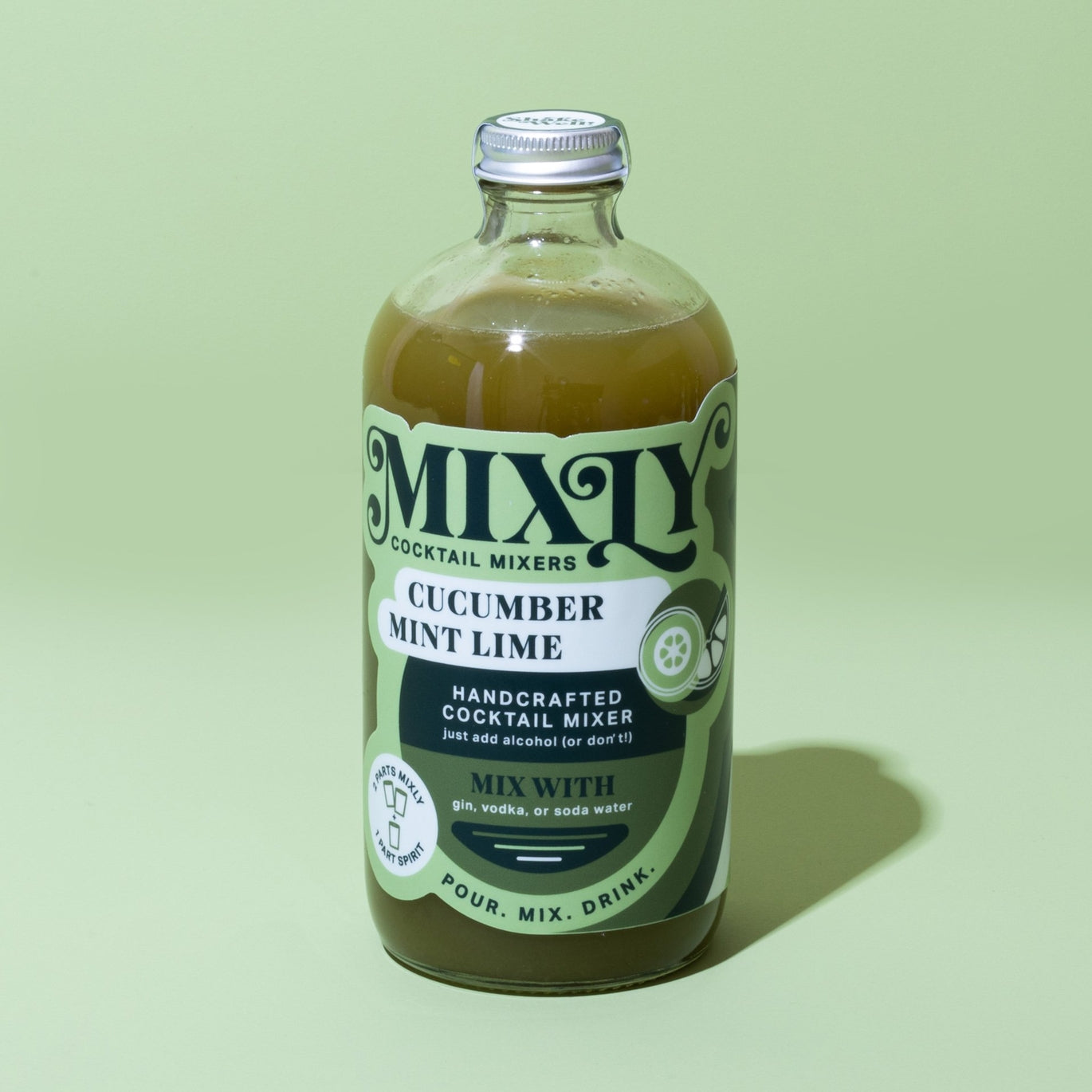 Cucumber Mint Cocktail Mixer - 4oz