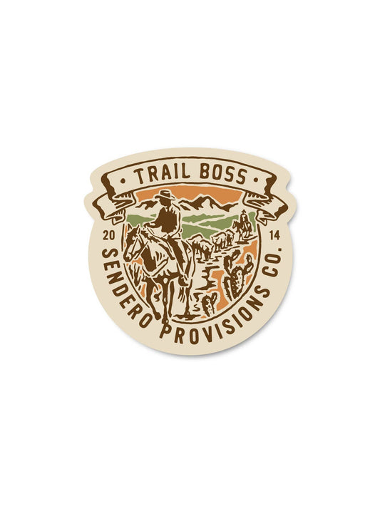 Trail Boss Sticker