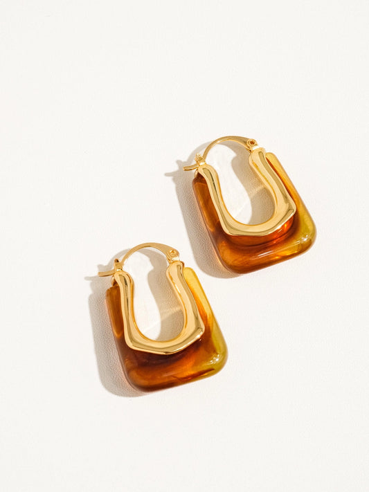 Talia Earrings - AMBER