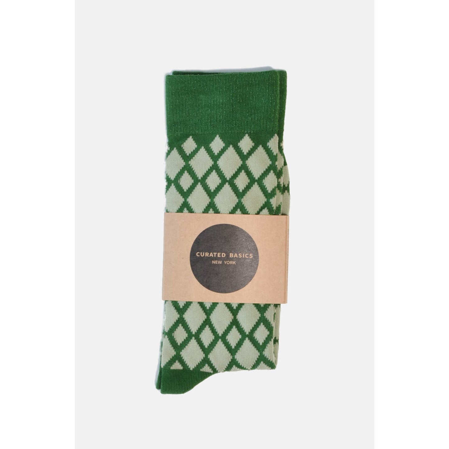 Diamond Socks - GREEN