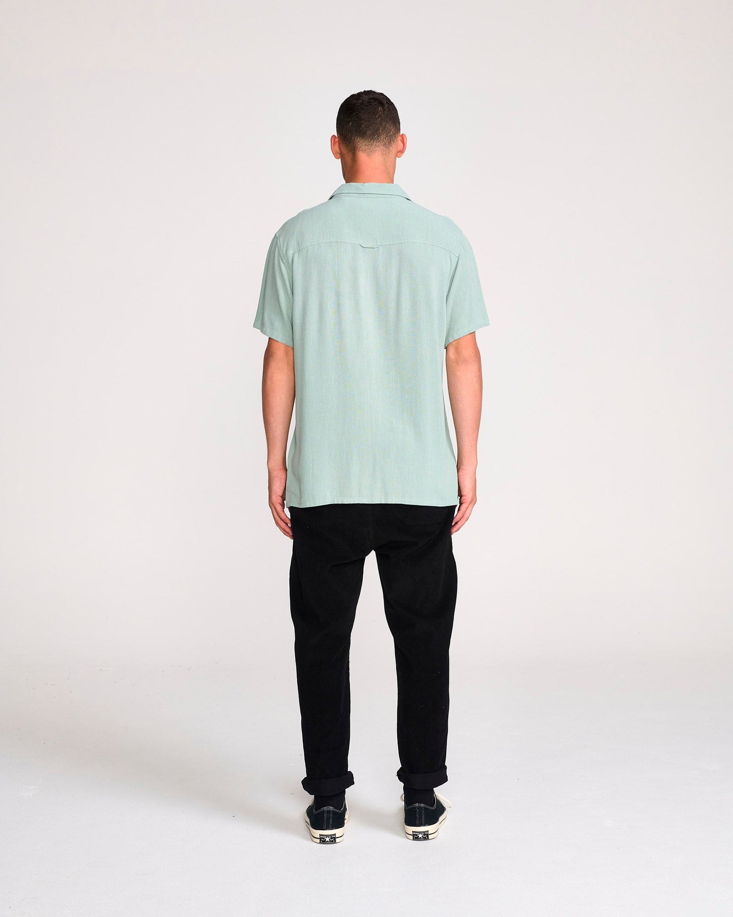 Ernie Linen Shirt - SEAGRASS