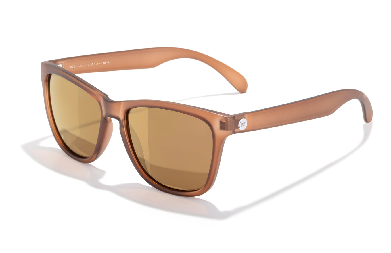 Headland Polarized Sunglasses - SIENNA BRONZE