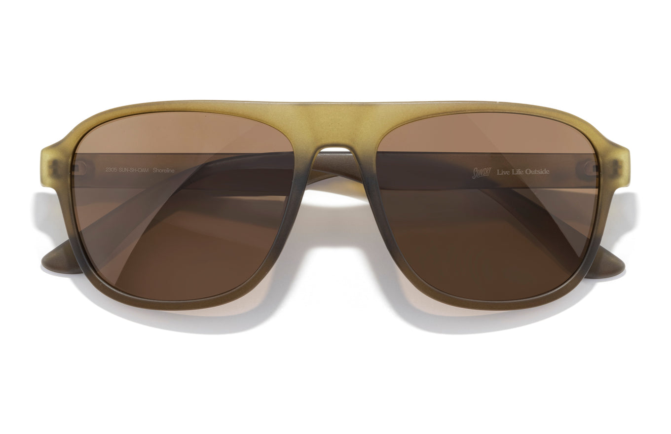 Shoreline Sunglasses - OLIVE AMBER