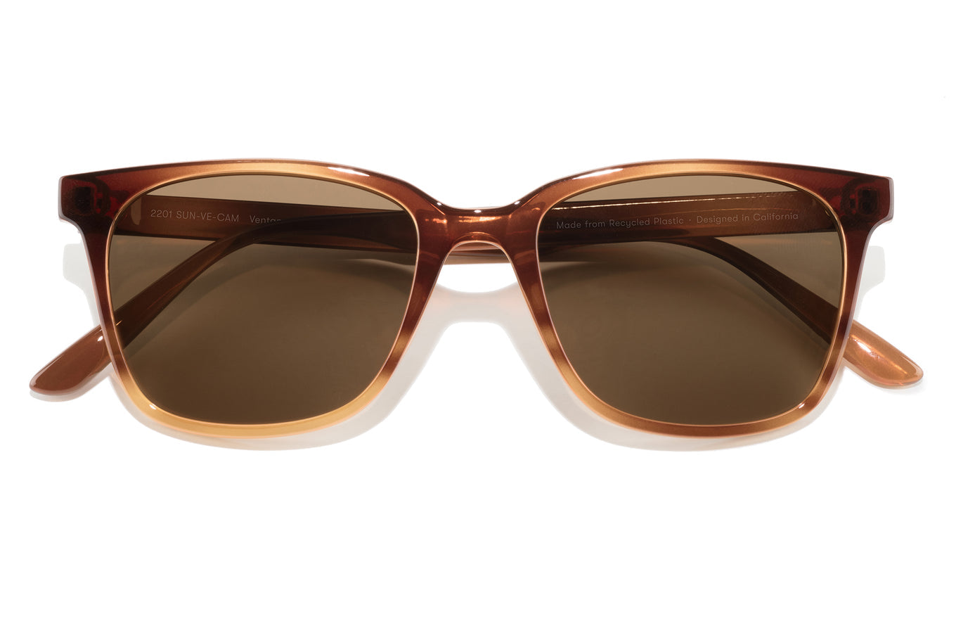 Ventana Sunglasses - CARAMEL AMBER