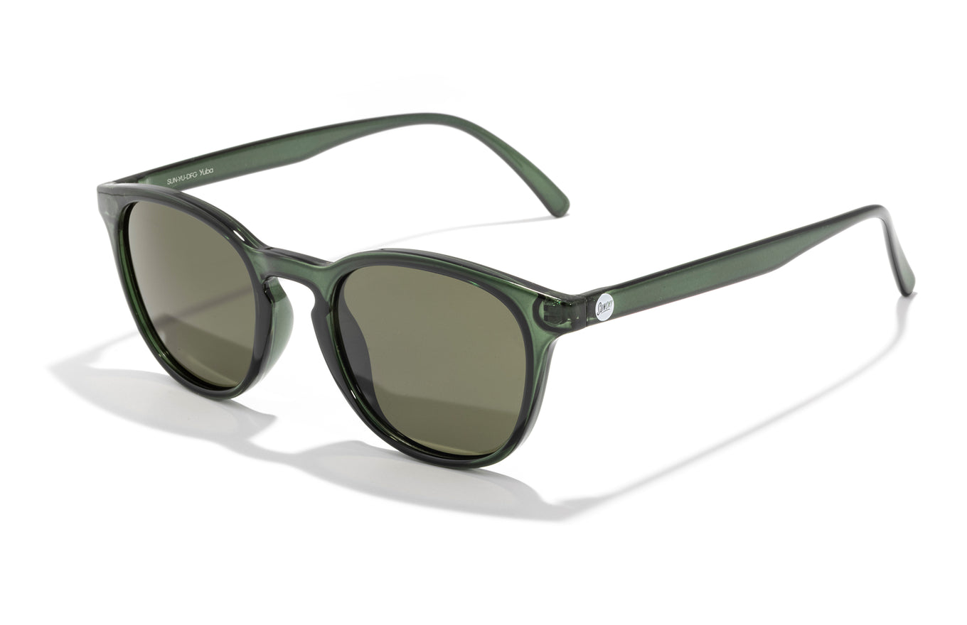 Yuba Polarized Sunglasses - DEEP GREEN FOREST