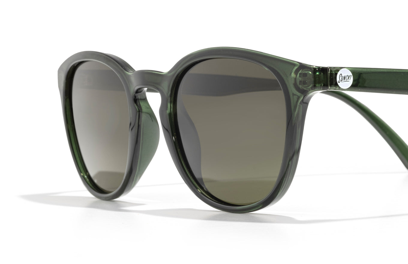 Yuba Polarized Sunglasses - DEEP GREEN FOREST