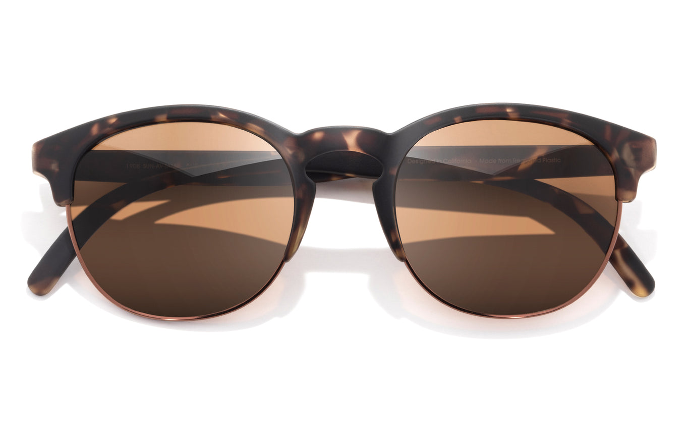 Avila Polarized Sunglasses - TORTOISE AMBER