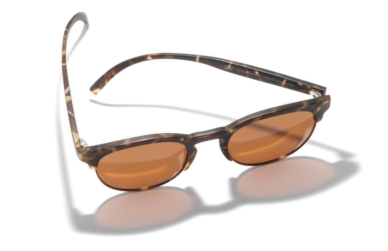 Avila Polarized Sunglasses - TORTOISE AMBER