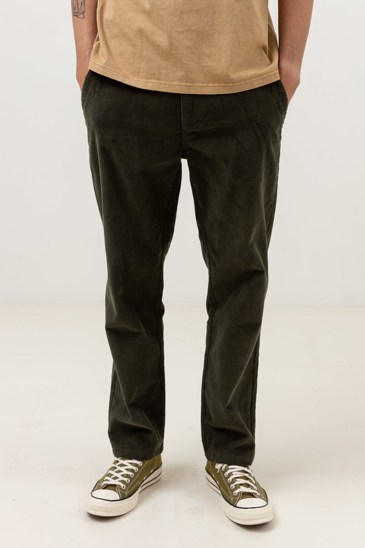 Cord Trouser - OLIVE