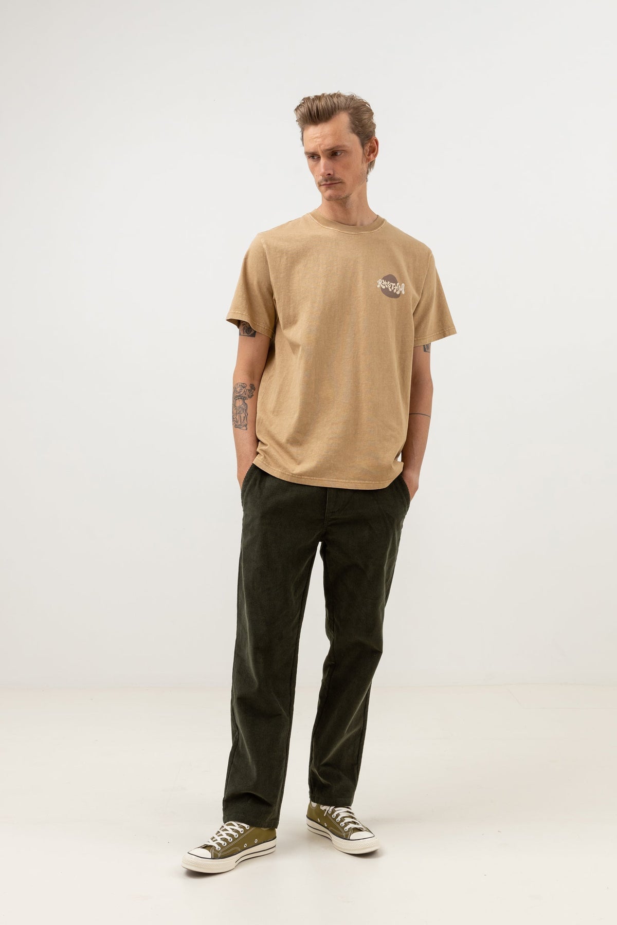 Cord Trouser - OLIVE