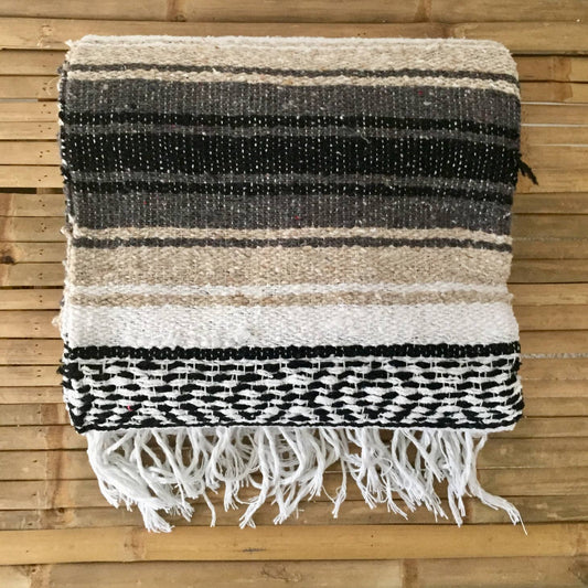 Tan Sands Woven Throw Blanket