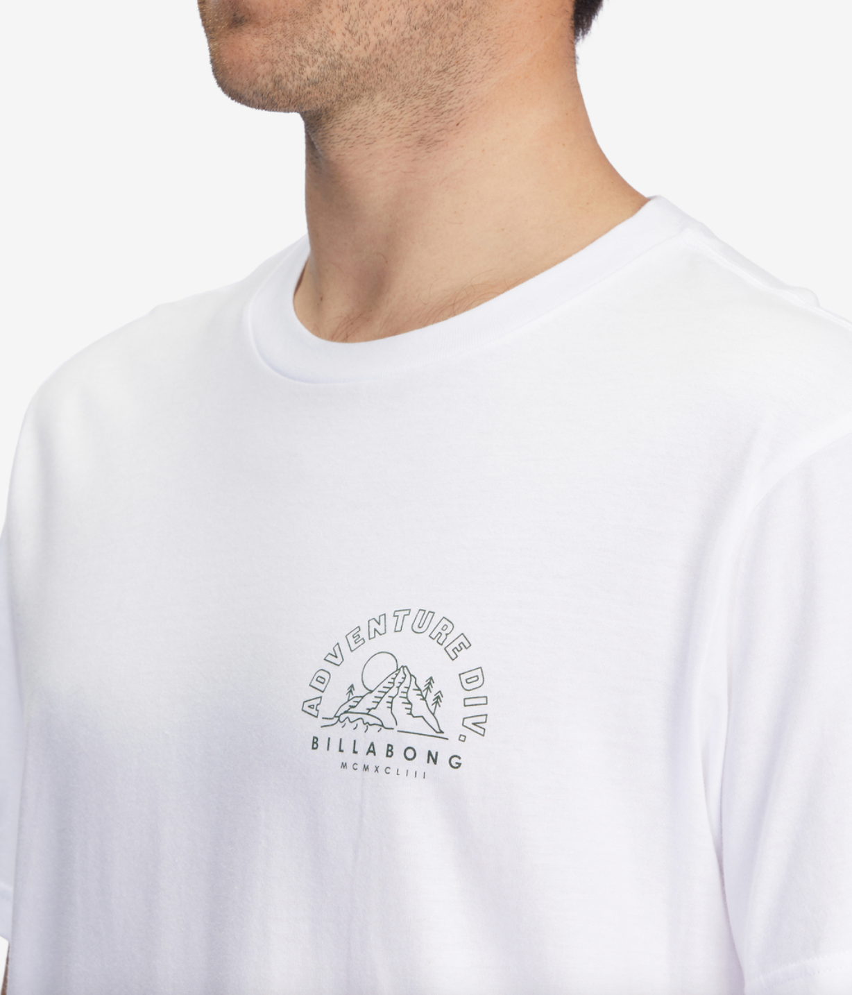 A/Div Compass Organic Short Sleeve T-Shirt - WHITE
