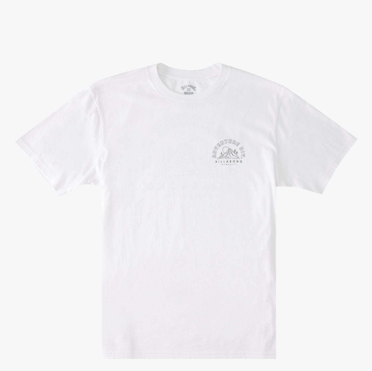 A/Div Compass Organic Short Sleeve T-Shirt - WHITE