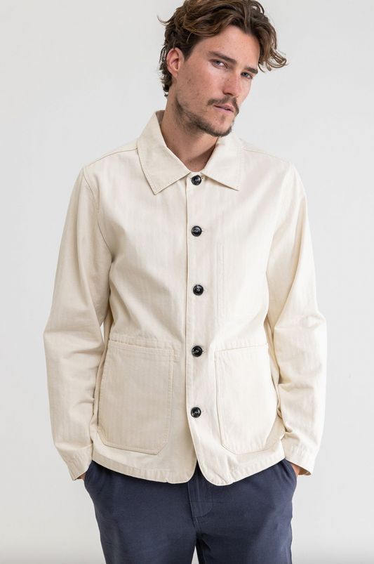 Classic Chore Coat - VINTAGE WHITE