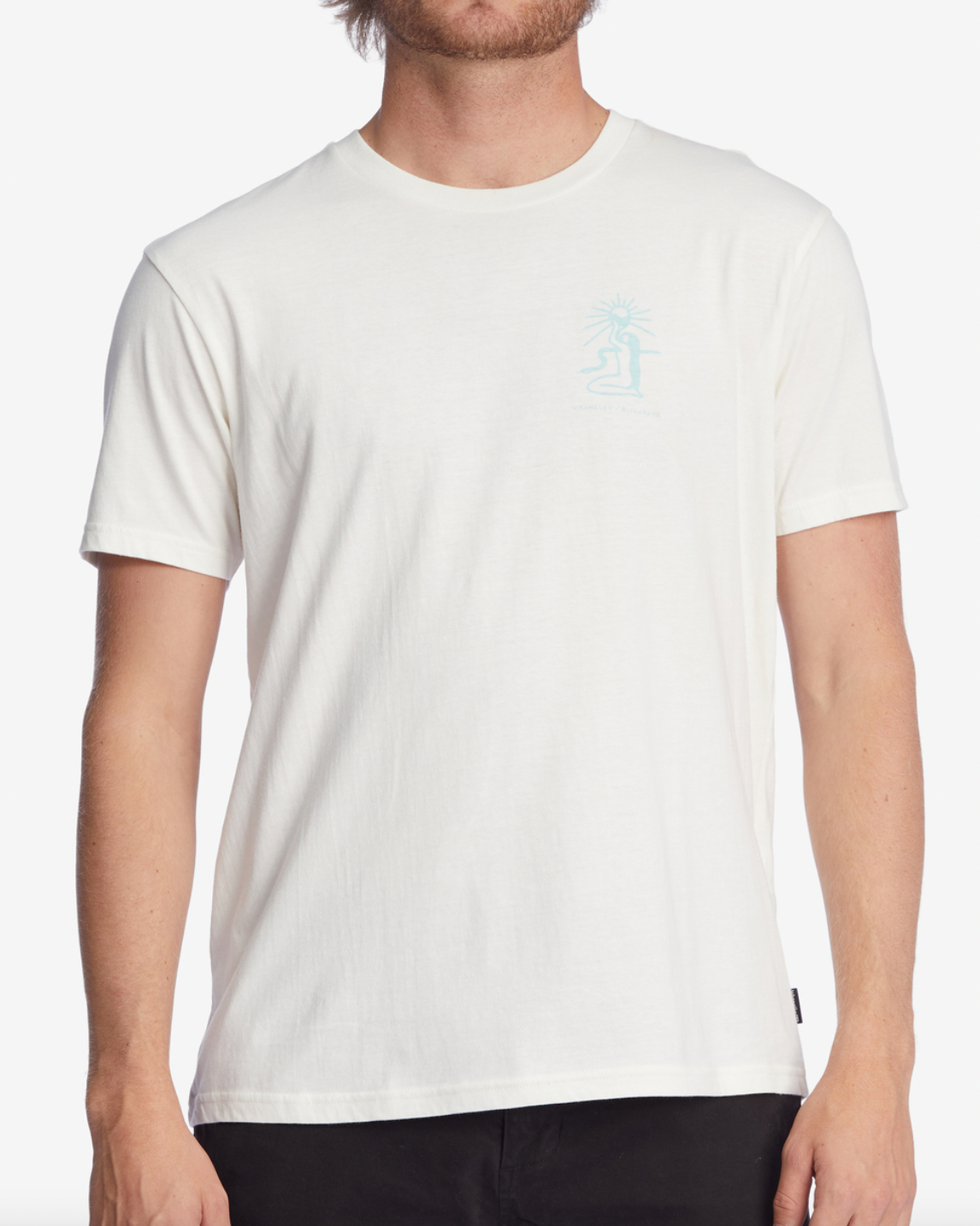 Wrangler Sacred Sands Organic Short Sleeve T-Shirt - OFF WHITE