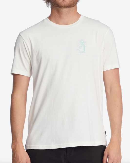 Wrangler Sacred Sands Organic Short Sleeve T-Shirt - OFF WHITE