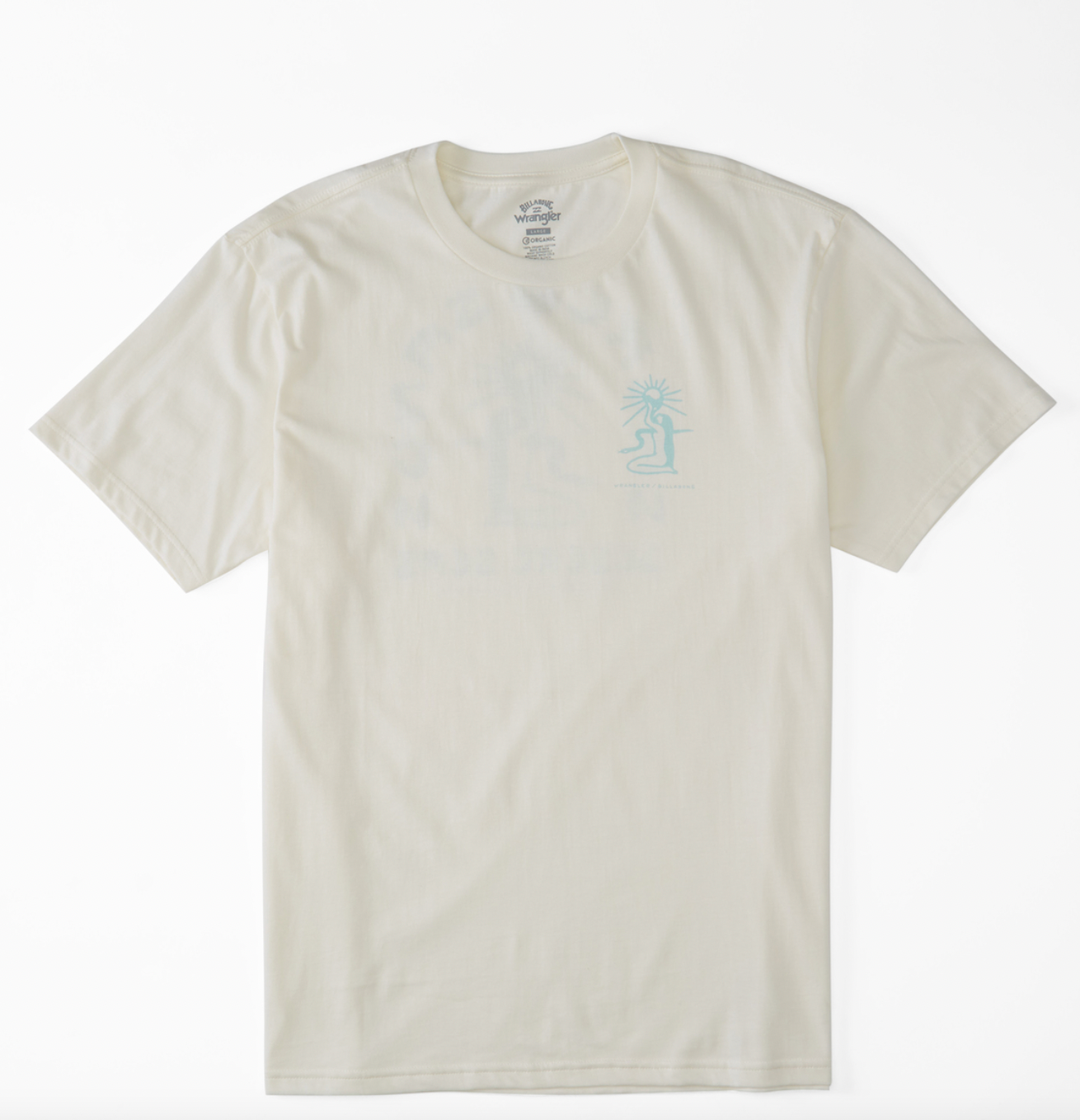 Wrangler Sacred Sands Organic Short Sleeve T-Shirt - OFF WHITE