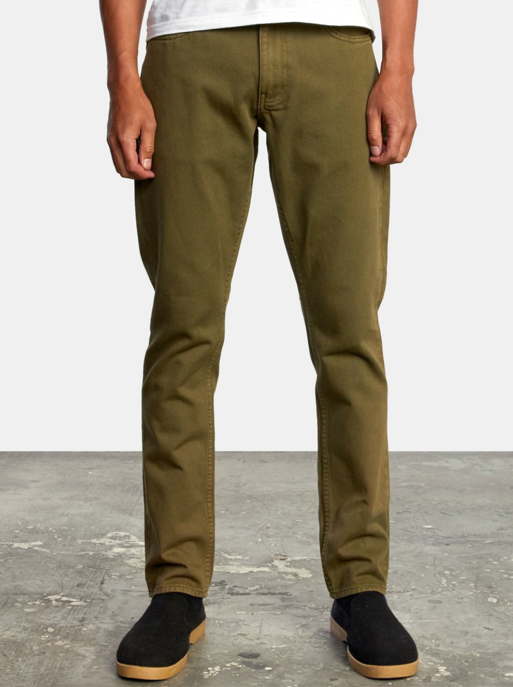 Daggers Slim Pigment Denim - TOBACCO