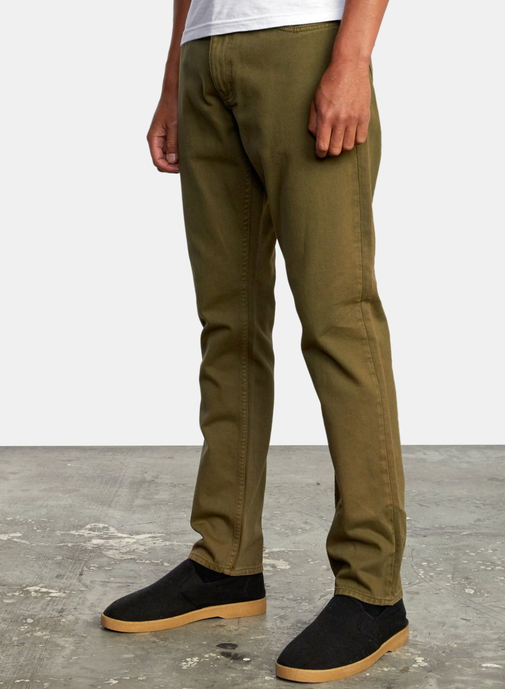Daggers Slim Pigment Denim - TOBACCO