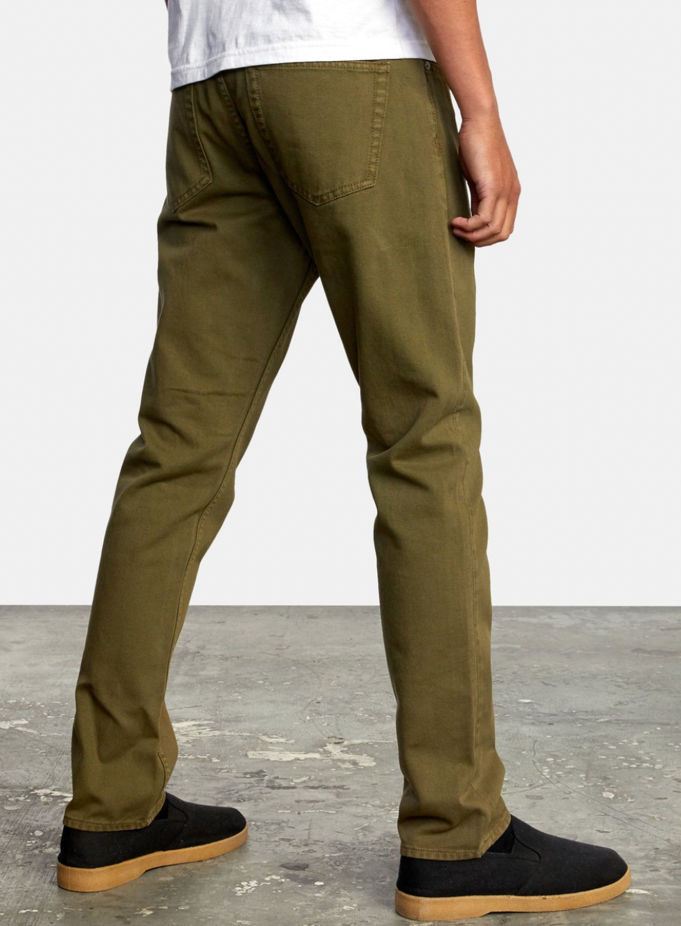 Daggers Slim Pigment Denim - TOBACCO