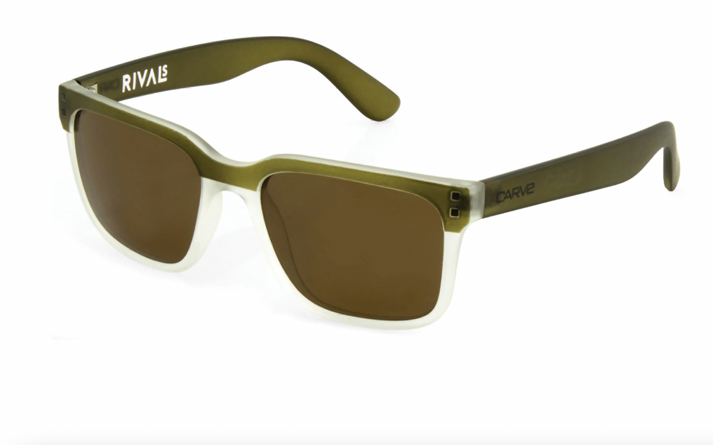 Rivals Polarized Sunglasses - MATTE OLIVE/BRONZE