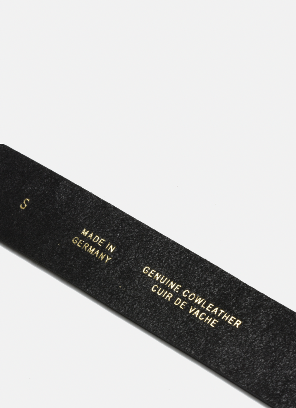 Wide Leather Steel Buckle Belt - BLACK