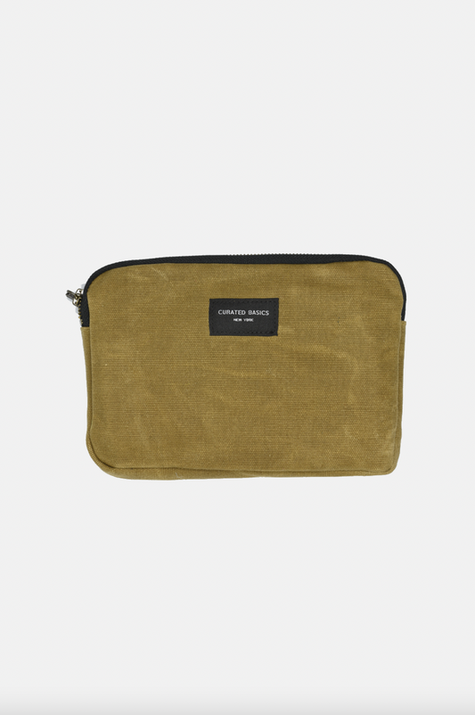 Waxed Cotton Pouch