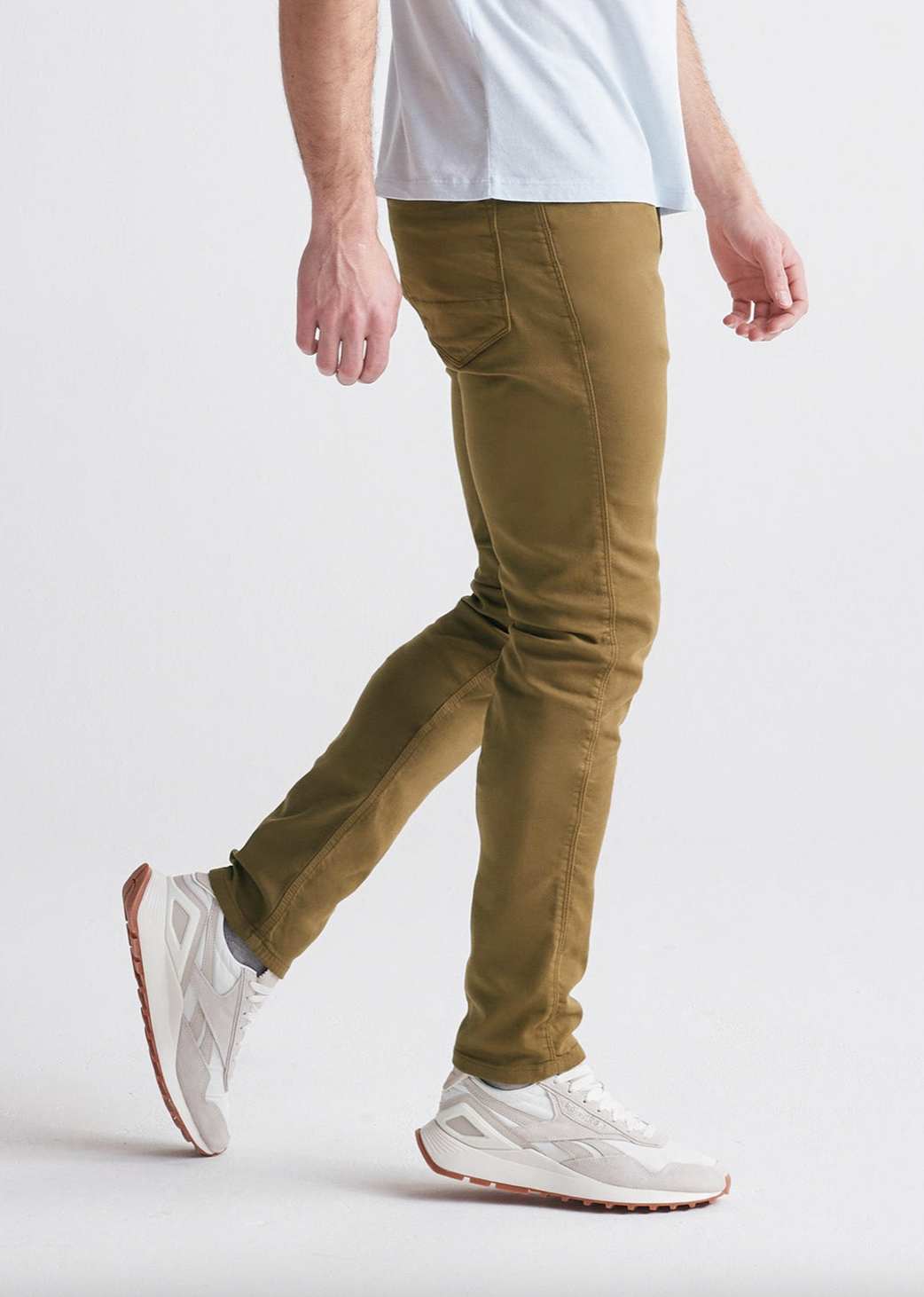 No Sweat Pant Slim - TOBACCO