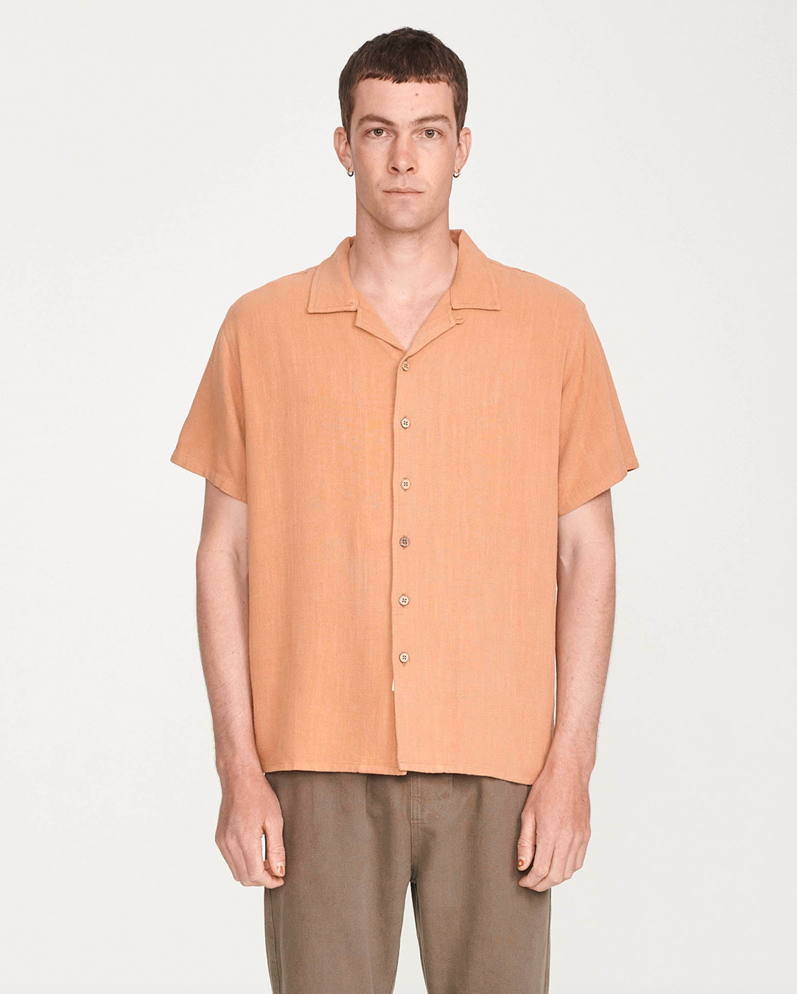 Ernie Linen Shirt - SUNSET