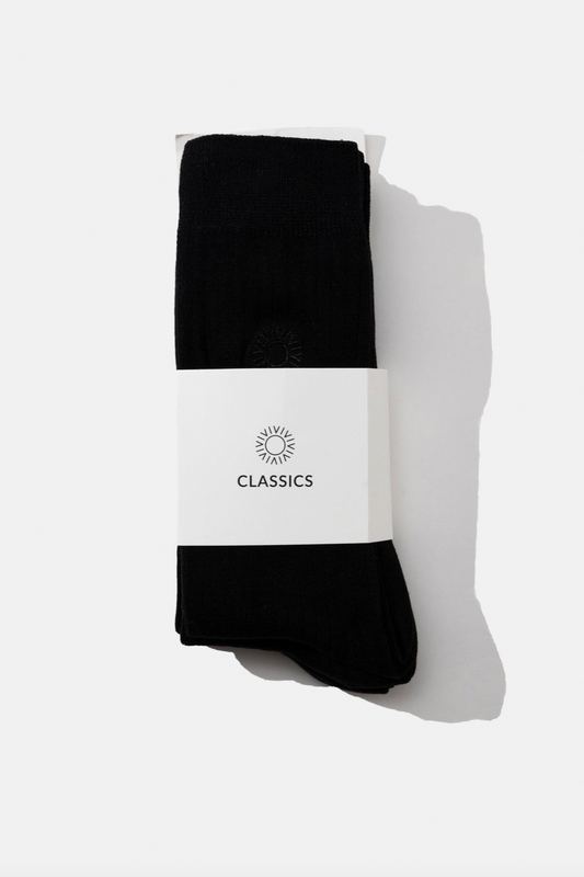 Classic 3-Pack Socks - BLACK