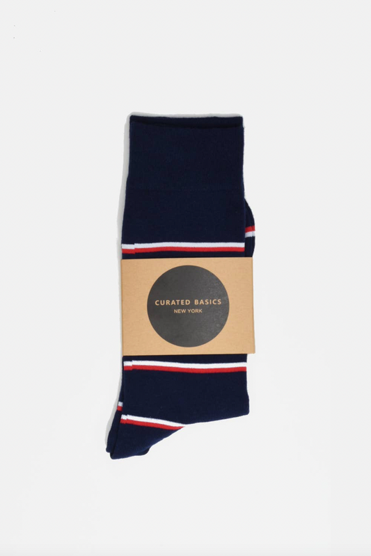 Striped Socks - RED/WHITE