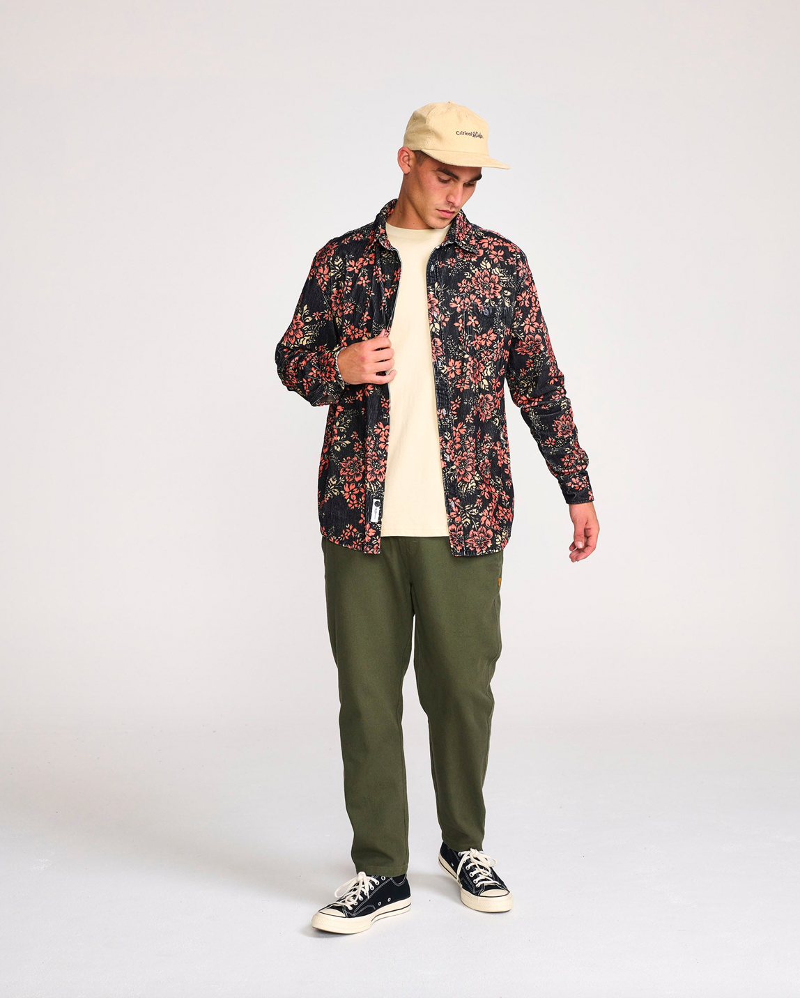 Mercy Corduroy Shirt - VINTAGE BLACK