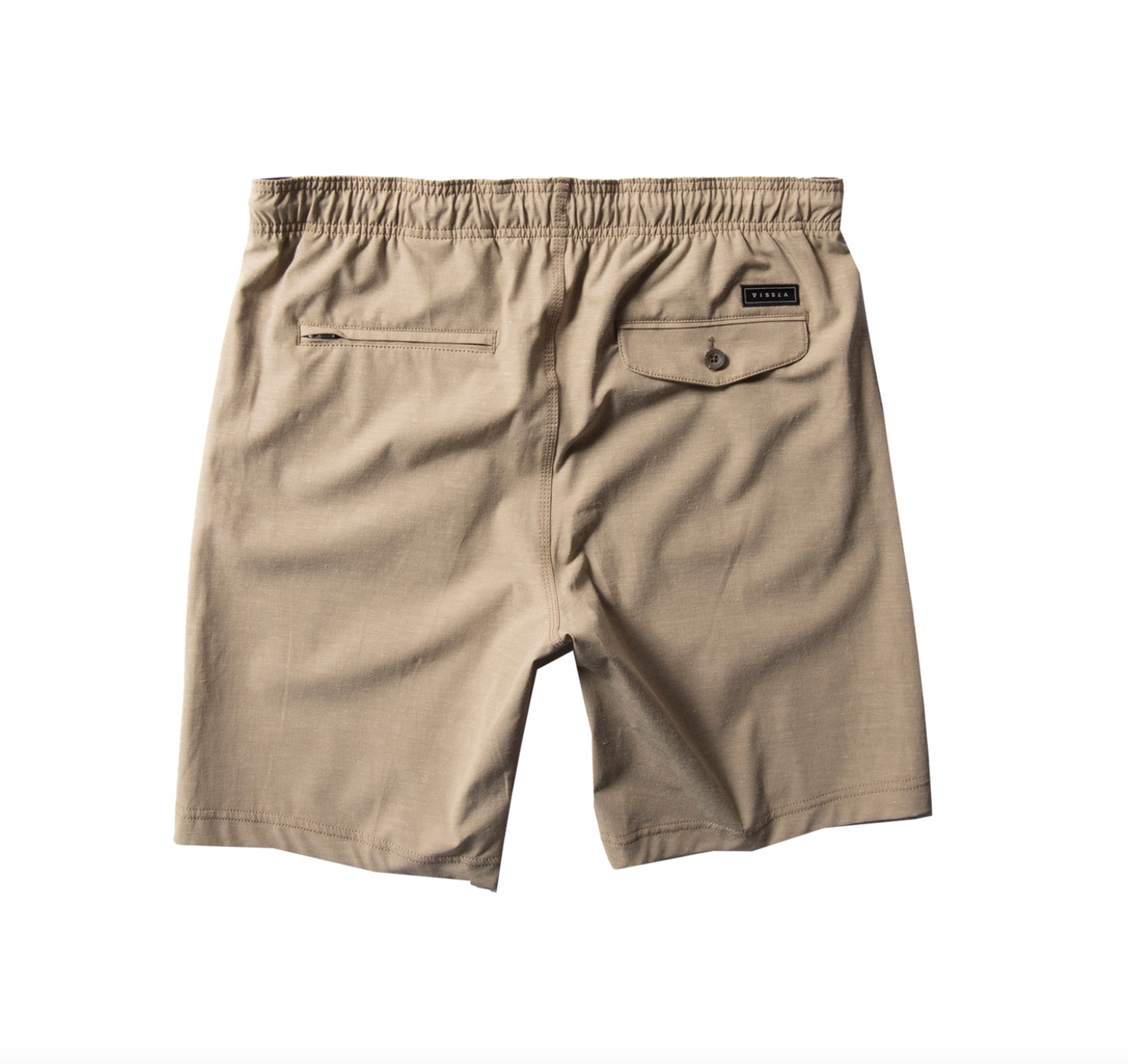 Hemp No See Ums Eco 18" Elastic Walkshort - KHAKI