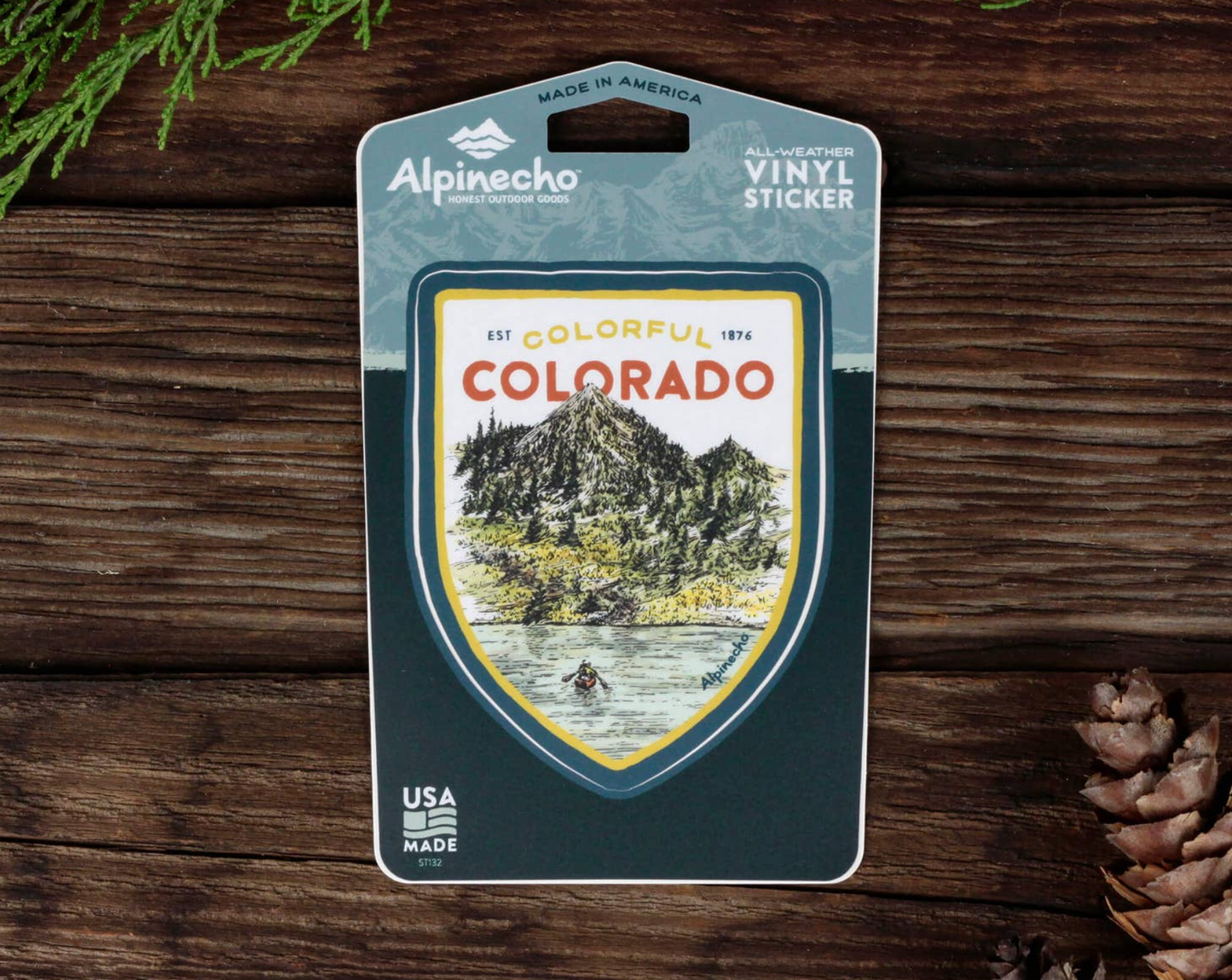 Colorful Colorado Sticker
