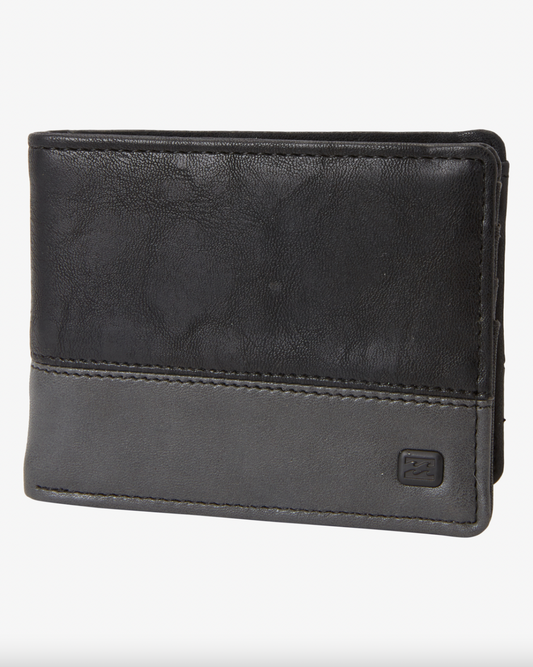 Dimension Bi-Fold Wallet - BLACK CHAR