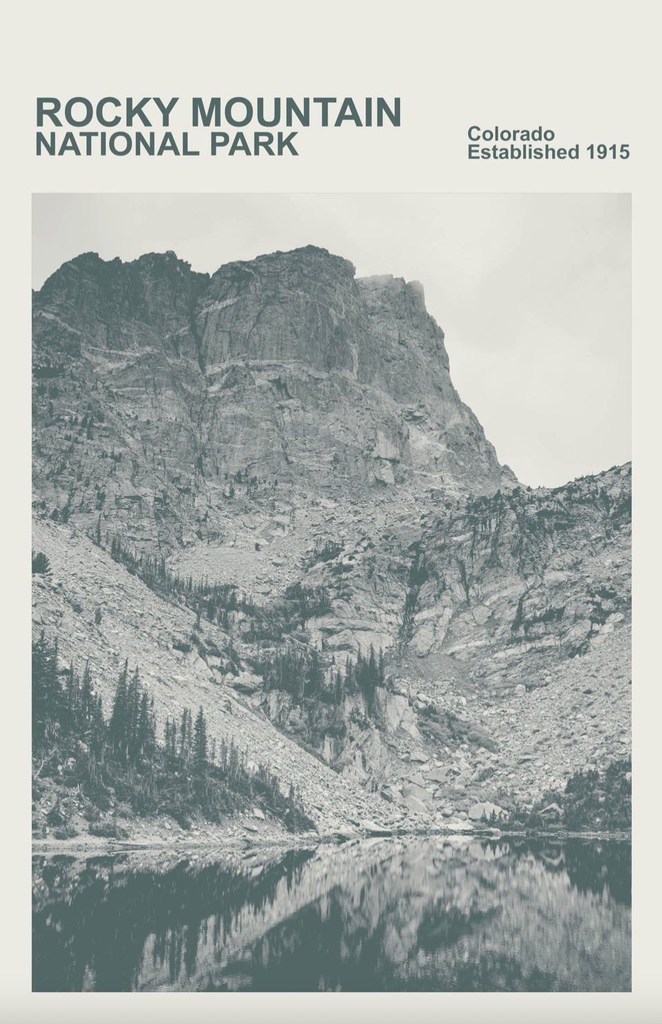 Rocky Mountain  National Park Poster - 11x17"